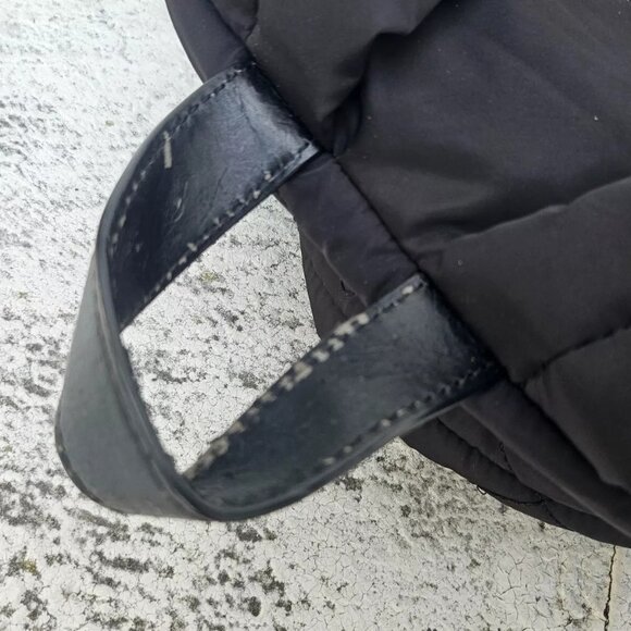 Marc Jacobs New York Backpack Bag Black Quilted Nylon Bag Medium Bag - Picture 9 of 13